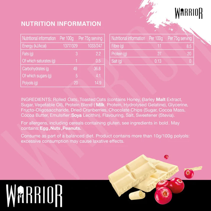 Warrior - Raw Protein Bars - 75g