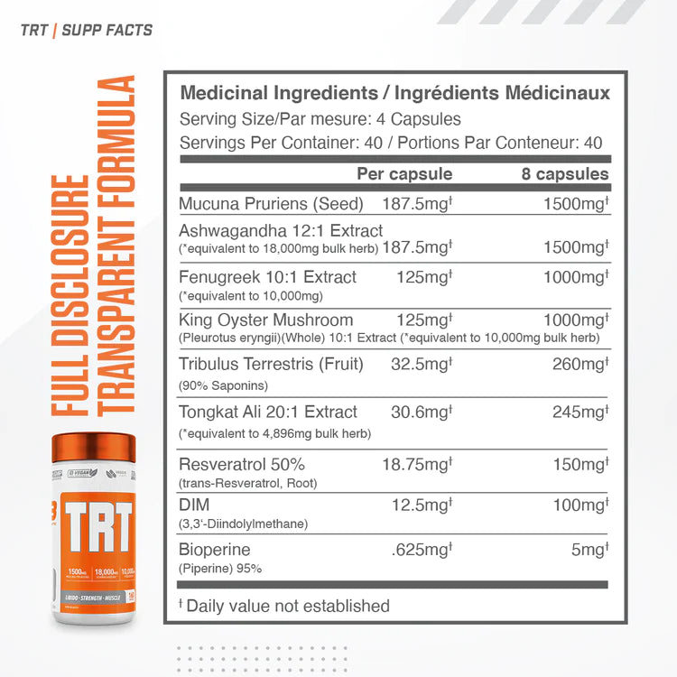 Ballistic - T.R.T. Total Recovery Therapy - 160 Caps