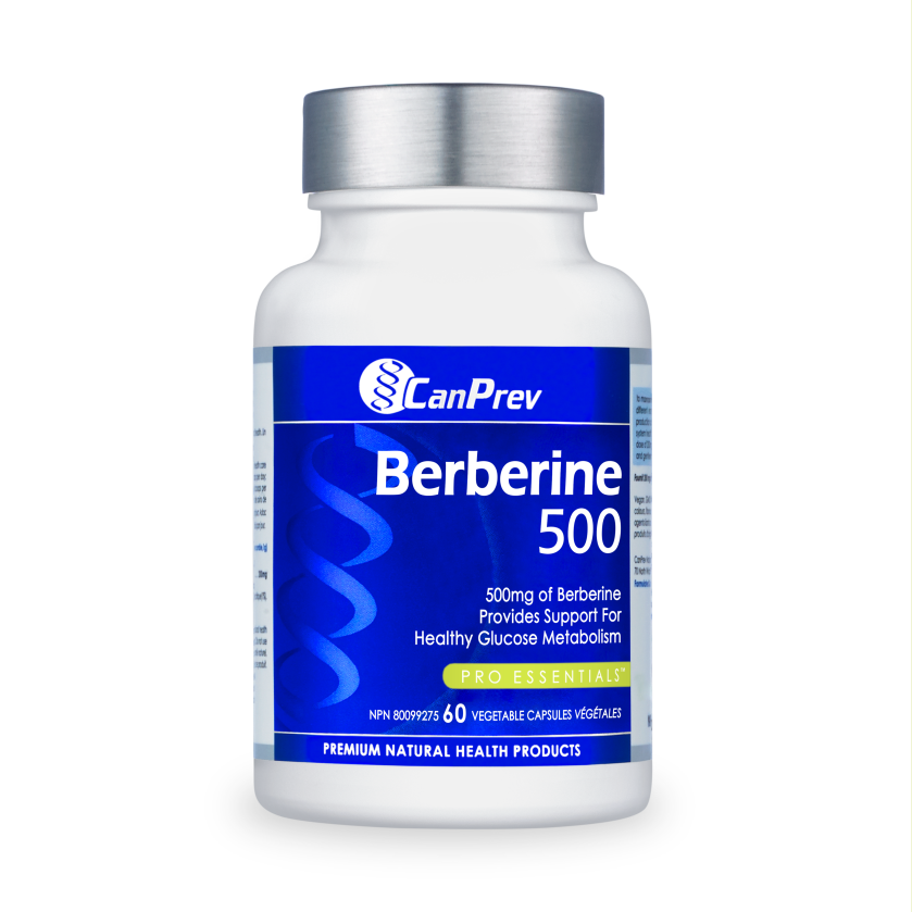 CanPrev - Berberine 500mg - 60Vcaps