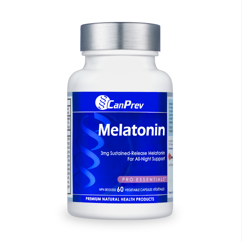 CanPrev - Melatonin 3mg Sustained-Release - 60 Vcaps