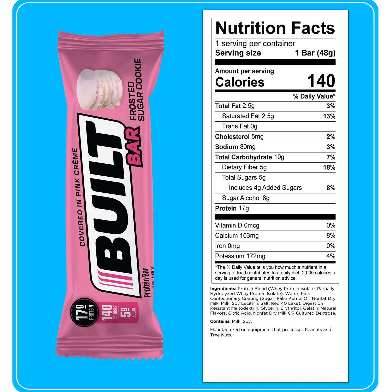 Built Protein Bar - 100% Real Chocolate - Zero Guilt 49g