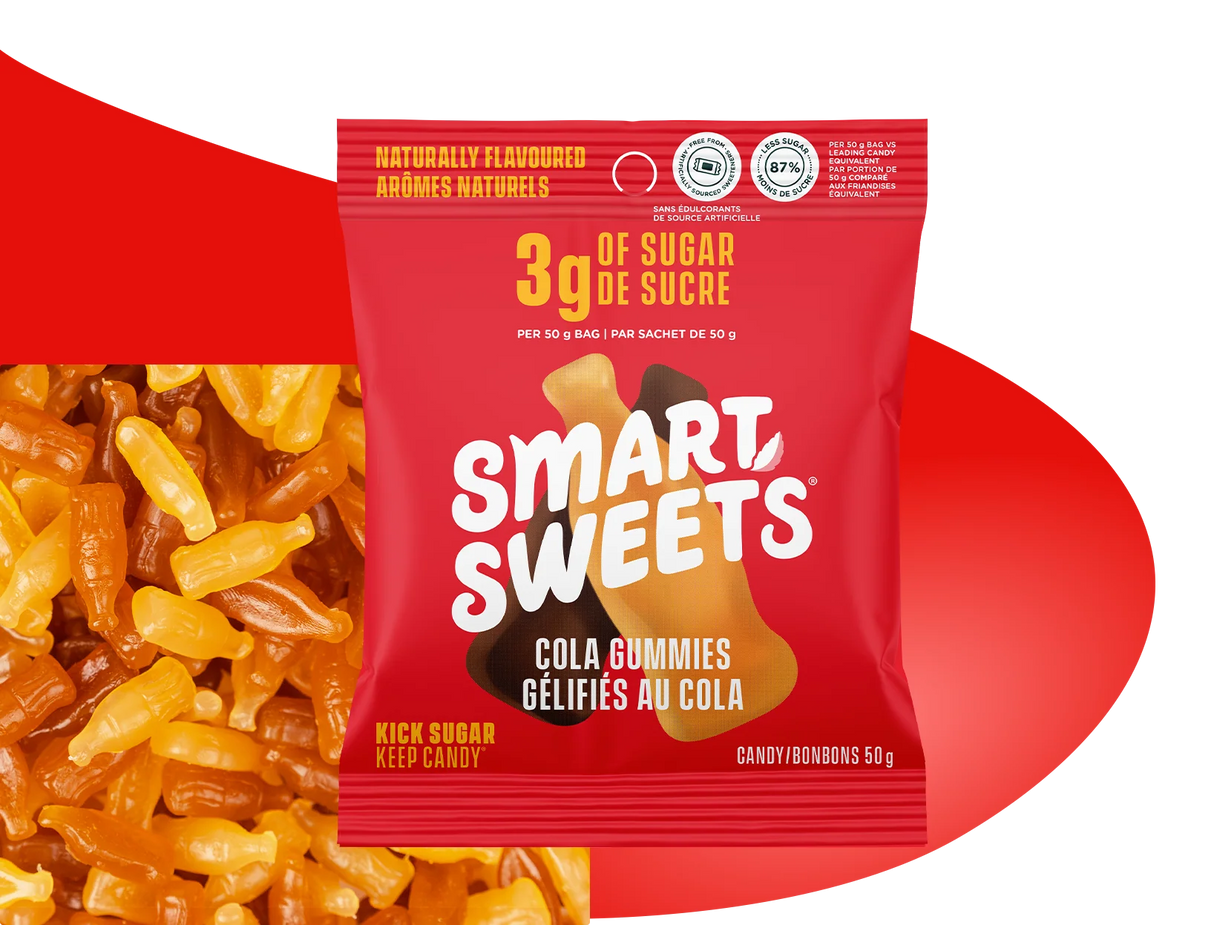 Bonbons Smart Sweets à base de plantes 50 g (1 paquet)