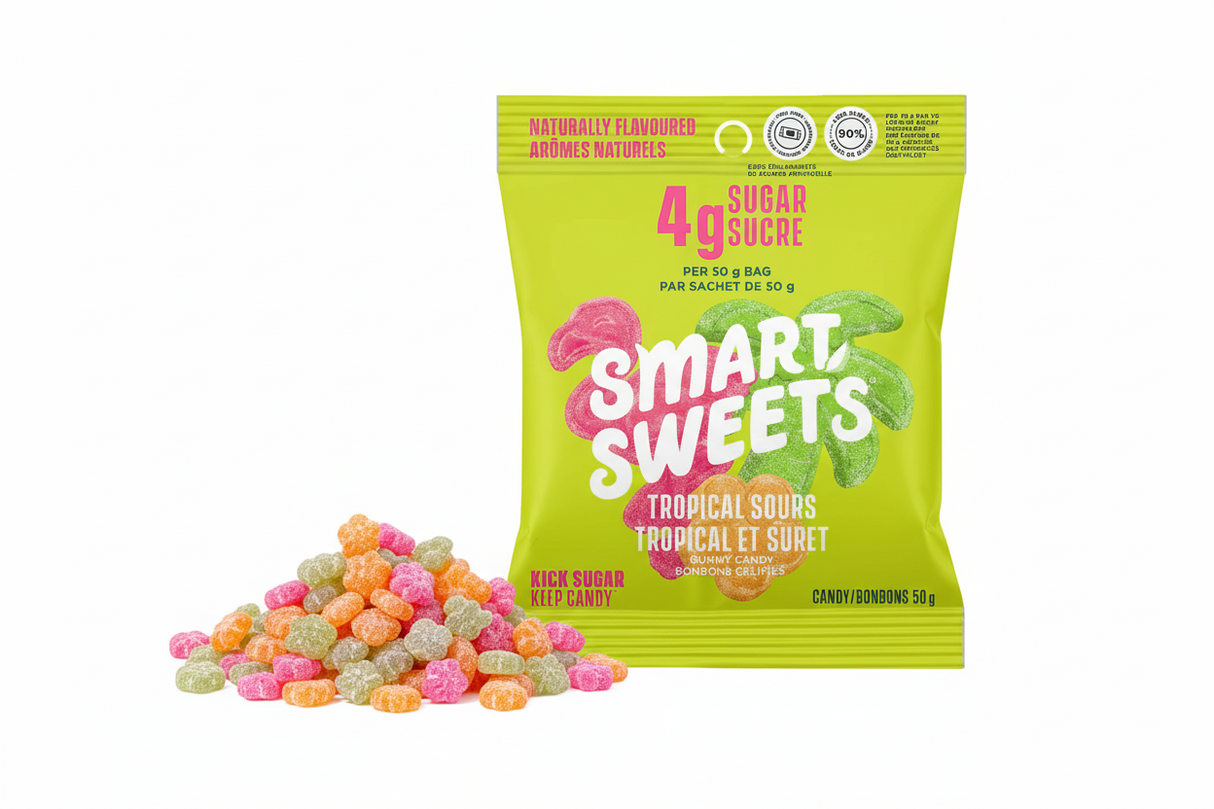 Bonbons Smart Sweets à base de plantes 50 g (1 paquet)