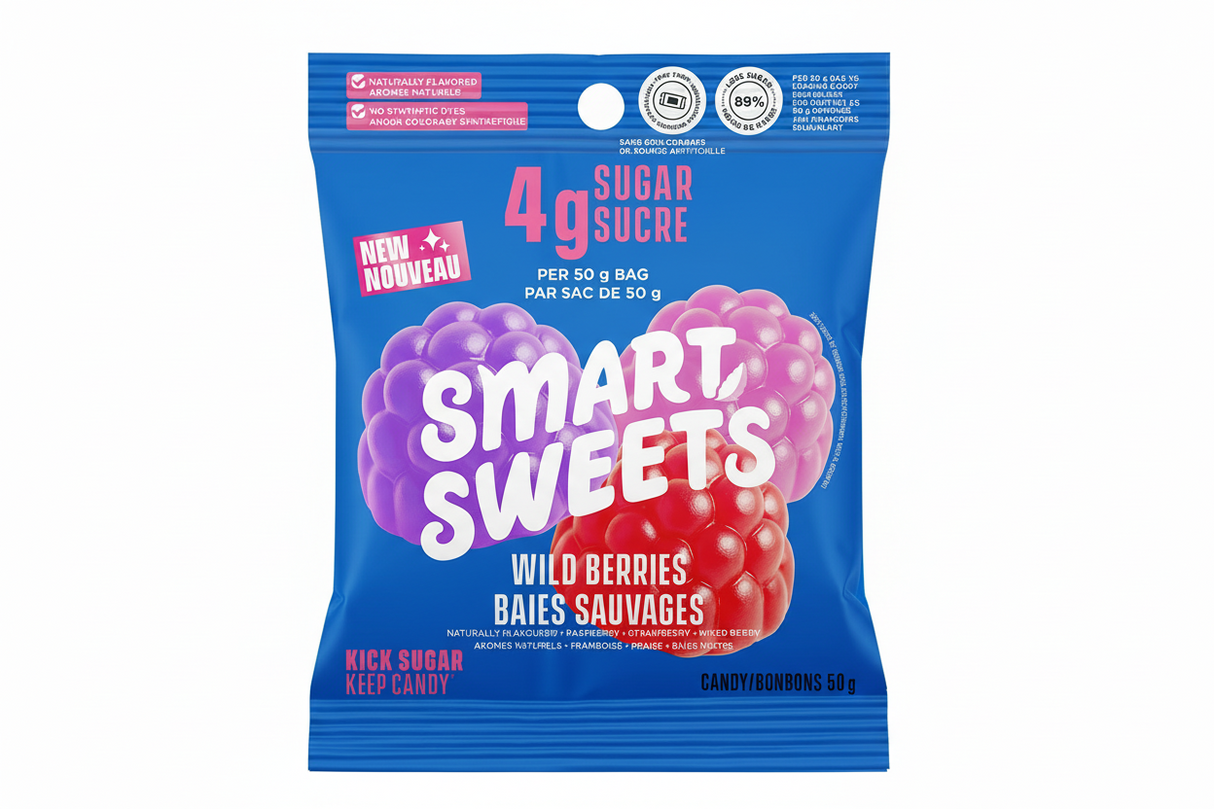 Bonbons Smart Sweets à base de plantes 50 g (1 paquet)