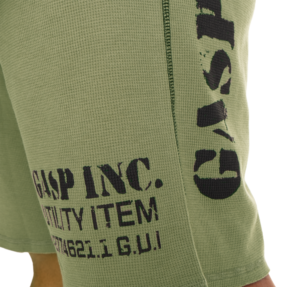 Short thermique Gasp vert délavé