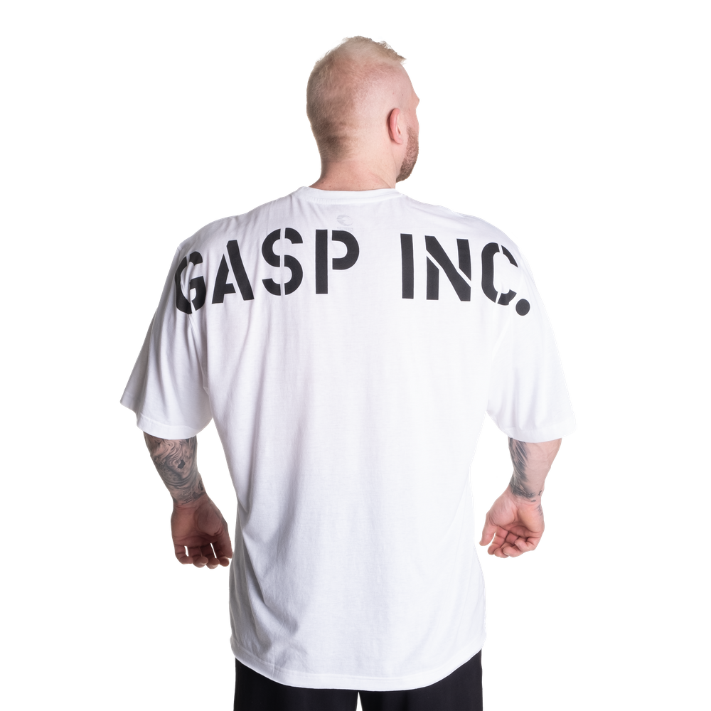 Gasp Division Iron Tee White