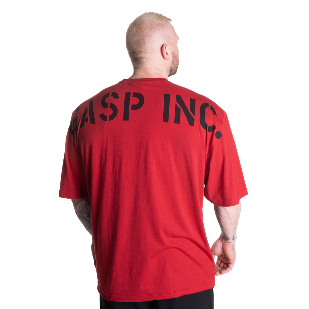 Gasp Division Iron Tee Chili Red