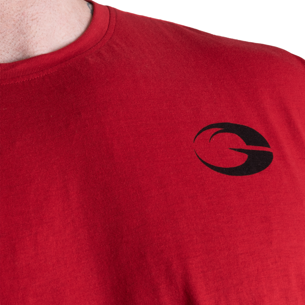 Gasp Division Iron Tee Chili Red