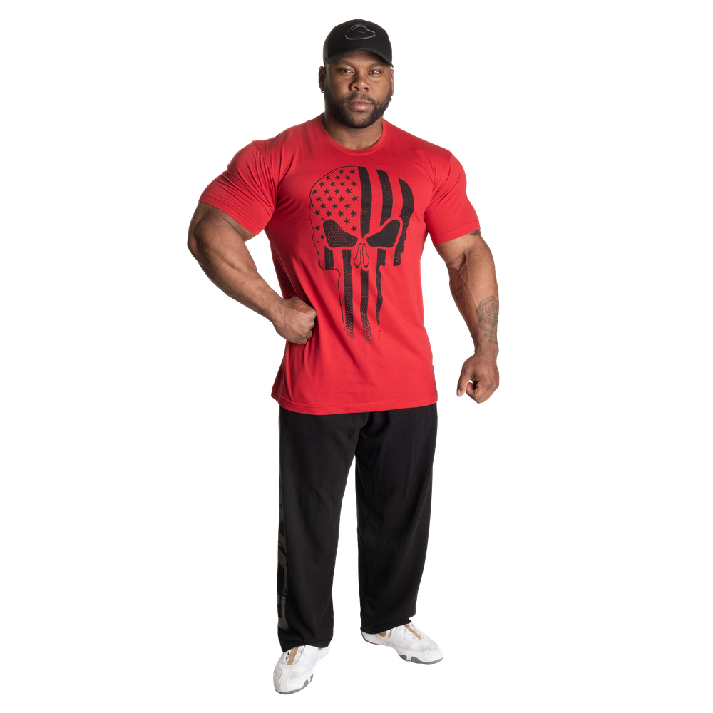 Gasp Skull Standard Tee Chili Red