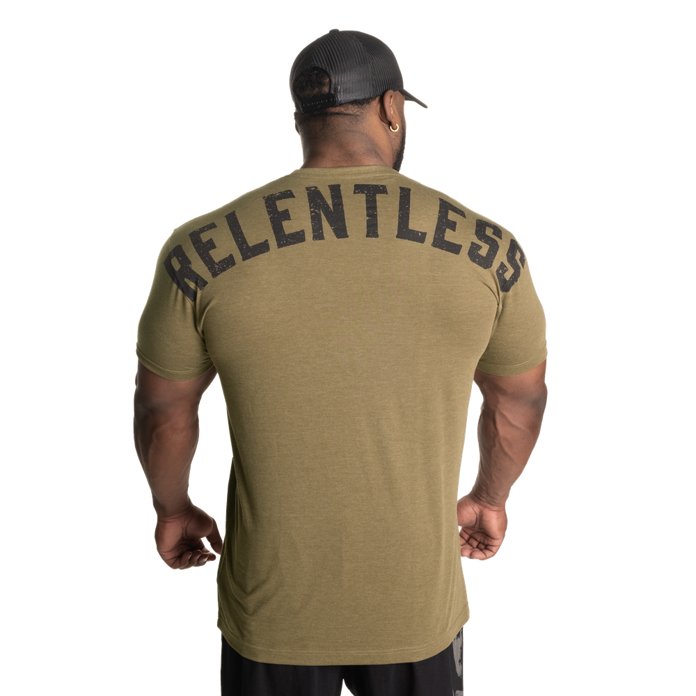 Gasp Skull Standard Tee Army Green Melange