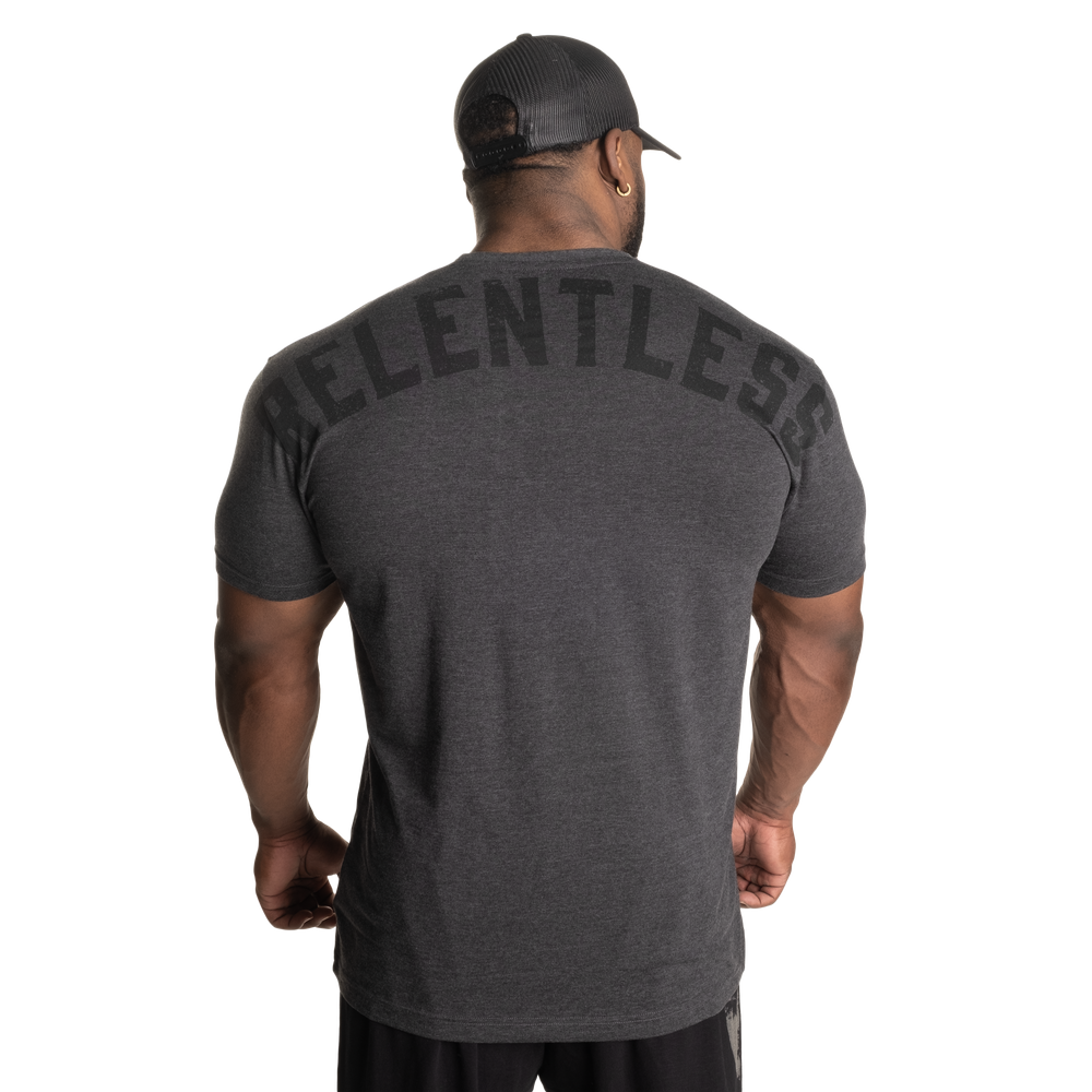 Gasp Skull Standard Tee Dark Grey Melange