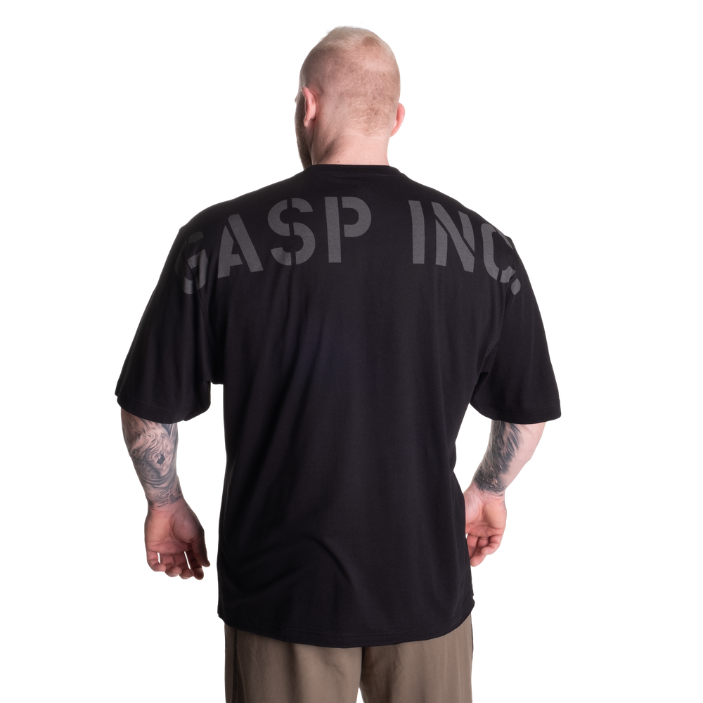 Gasp Division Iron Tee Black