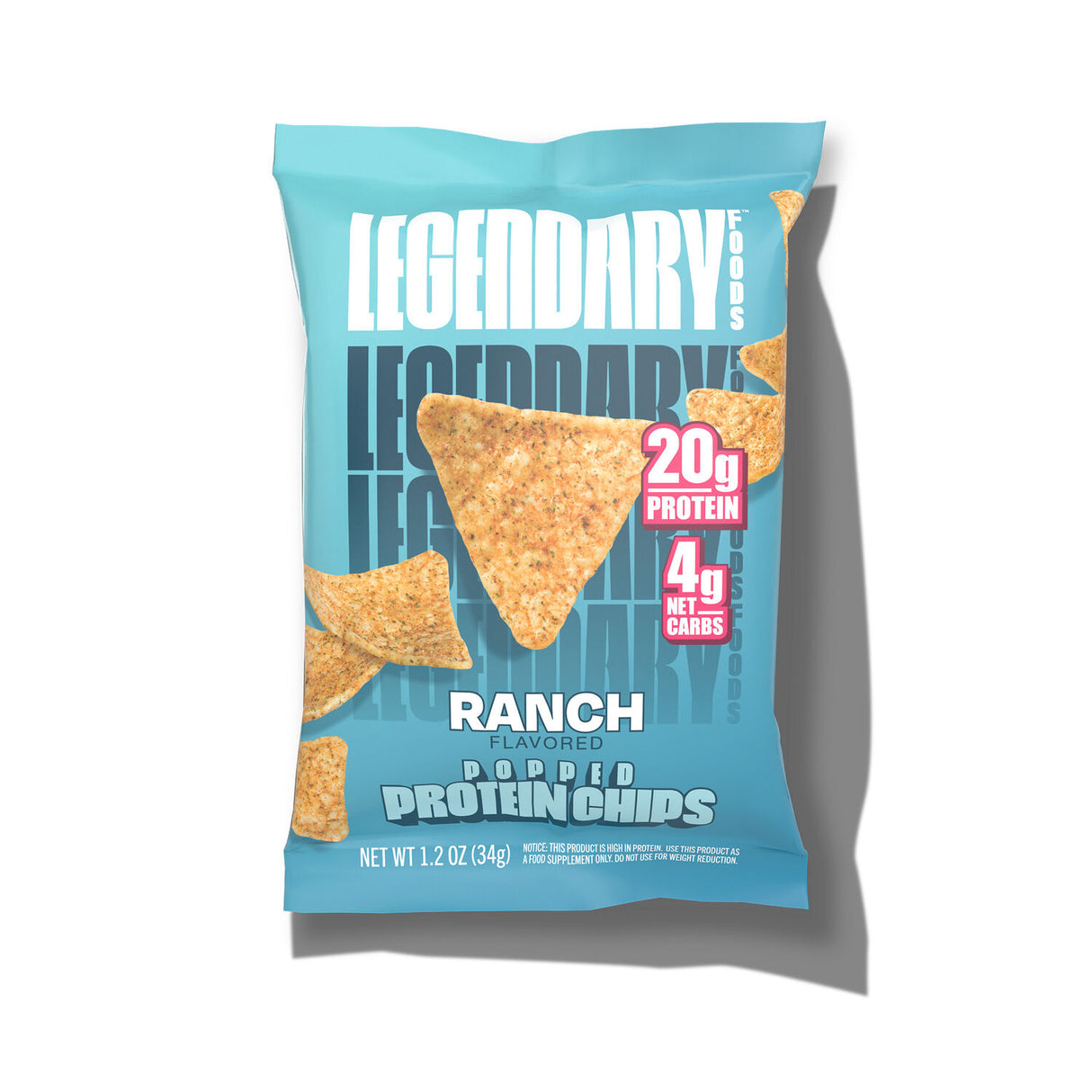 Legendary Foods - Chips protéinées soufflées - 34 g