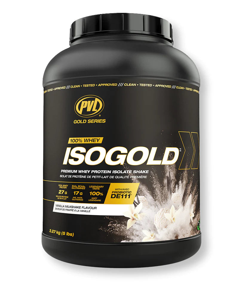 PVL - IsoGold Premium Whey Isolate Shake - 5lbs