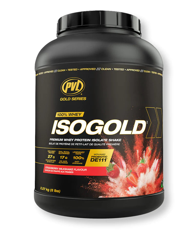 PVL - IsoGold Premium Whey Isolate Shake - 5lbs