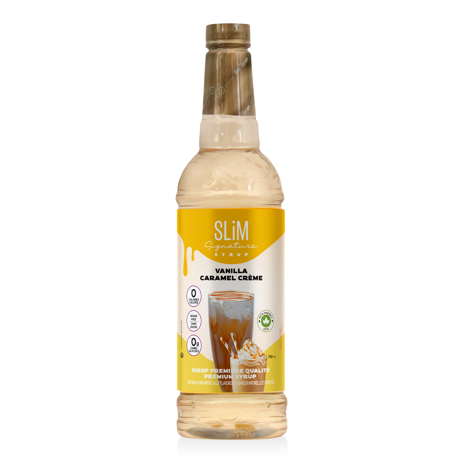 Slim Signature Syrups - 0 Calories Sugar Free Syrup - 750ml