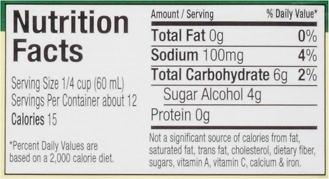 Sirop d'érable sans sucre Maple Grove Farms - 355 ml