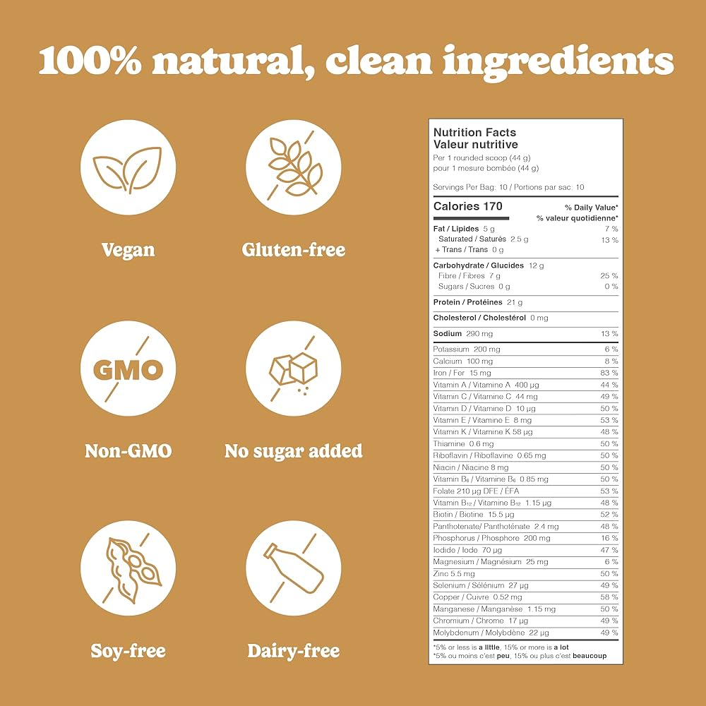 Good Protein - Mélange de protéines végétales tout-en-un à base de superaliments - 440 g