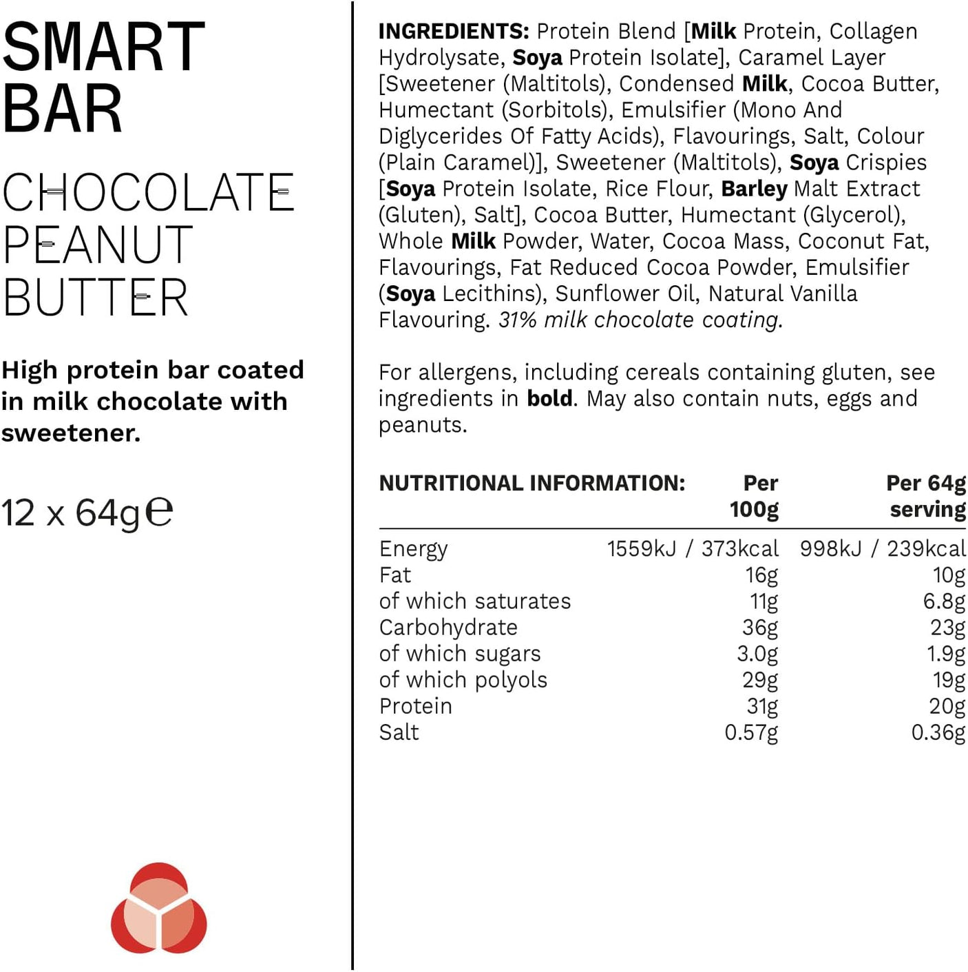PhD Nutrition - Smart Bar High Protein - 64g