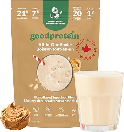 Good Protein - Mélange de protéines végétales tout-en-un à base de superaliments - 440 g
