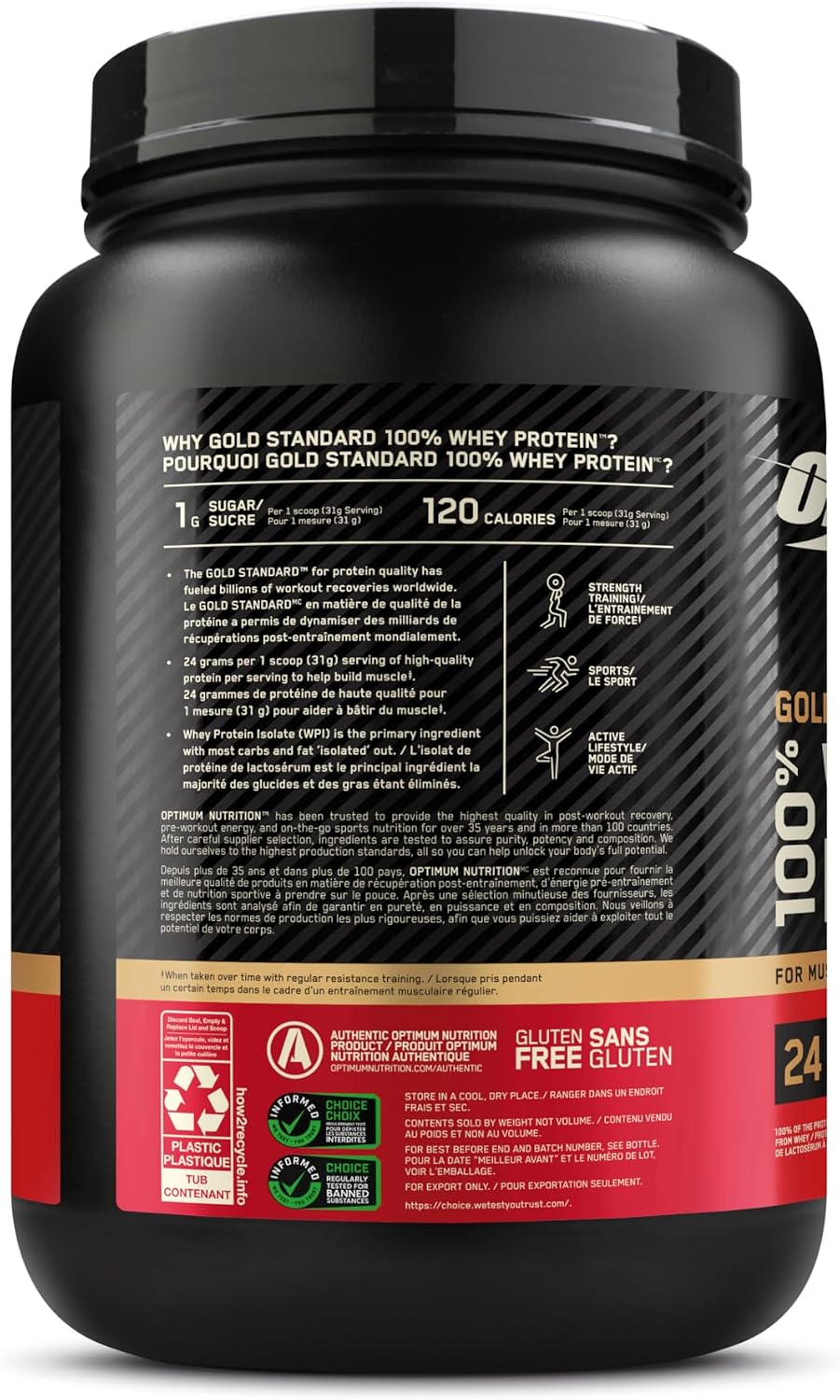 Optimum Nutrition 100% Whey Gold Standard 1,6 lb