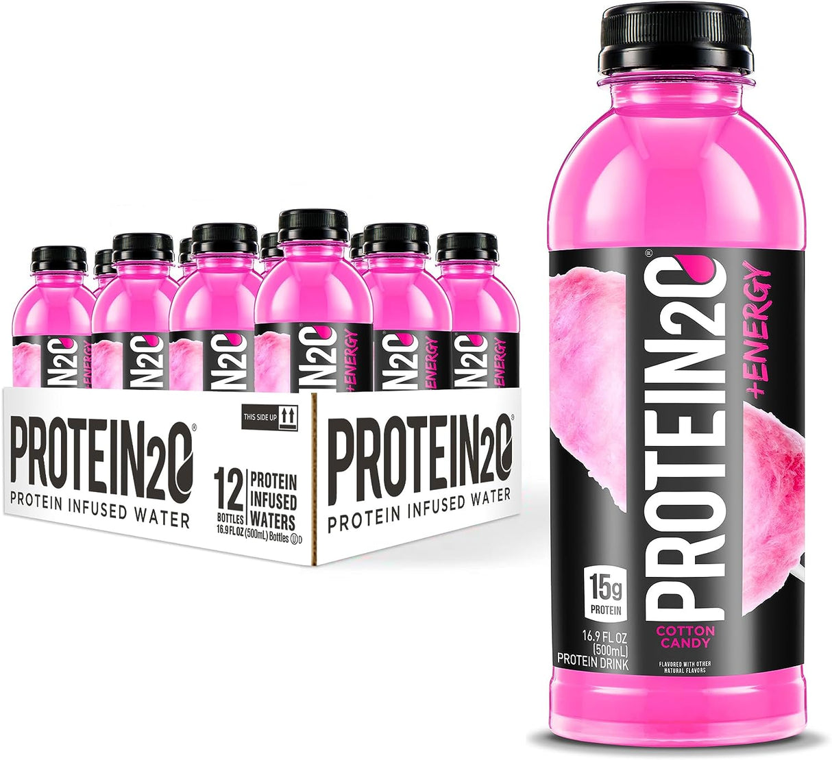 Protein2o - Eau enrichie en protéines de lactosérum - Boîte de 12