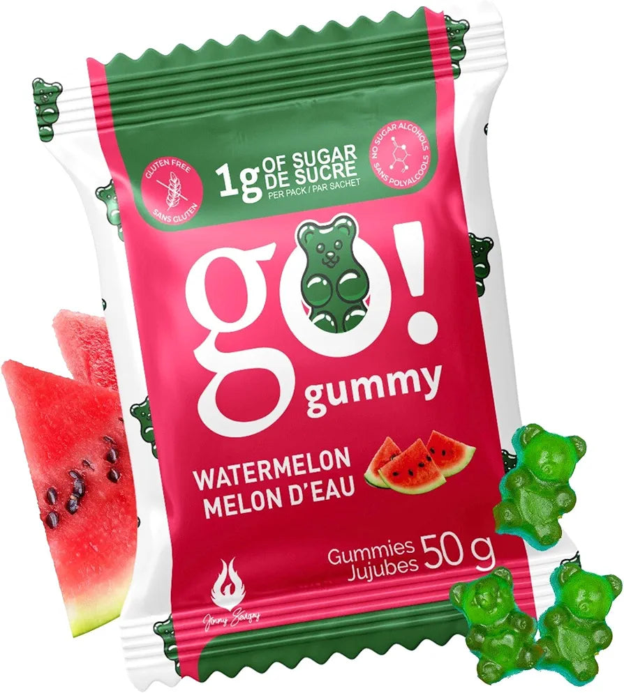 Go Nutrition - Go Gummy faible en sucre par Jimmy Sevigny - 50 g