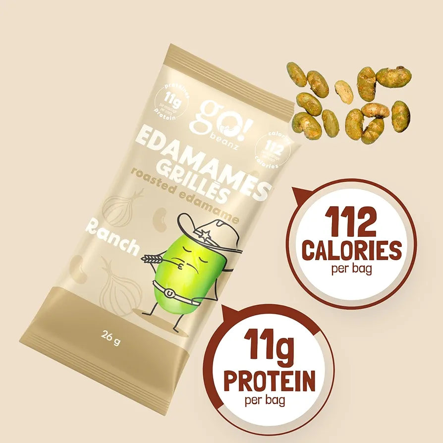 Go Nutrition - Go Beanz Edamane grillé croquant par Jimmy Sevigny - 26 g