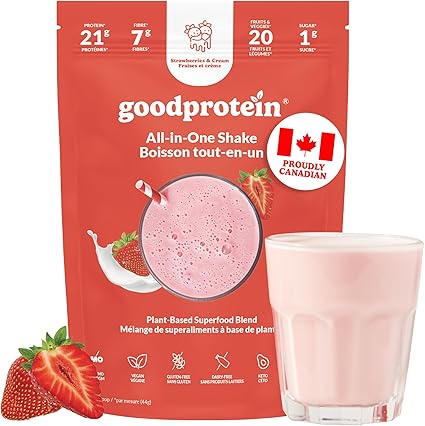 Good Protein - Mélange de protéines végétales tout-en-un à base de superaliments - 440 g