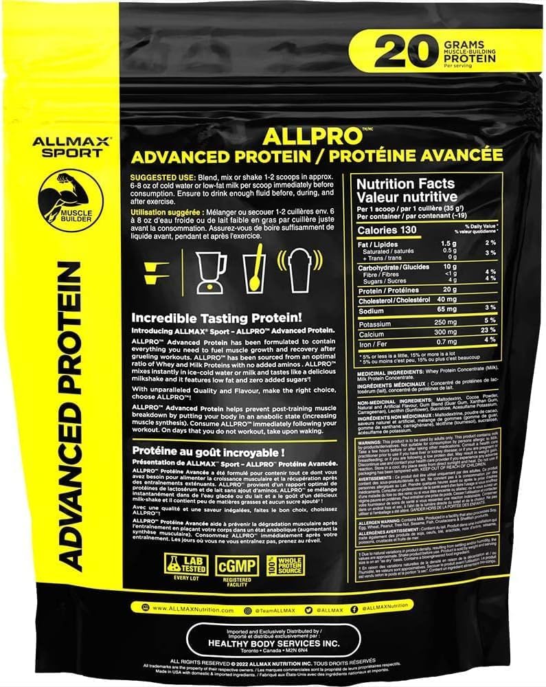 Allmax - Allpro Advanced Protein Powder - 1.5lb