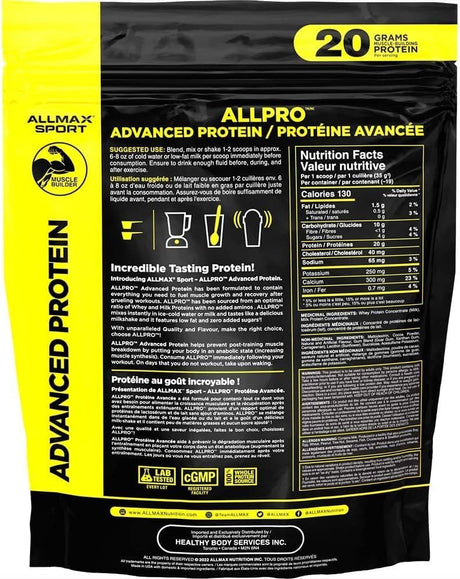 Allmax - Allpro Advanced Protein Powder - 1.5lb