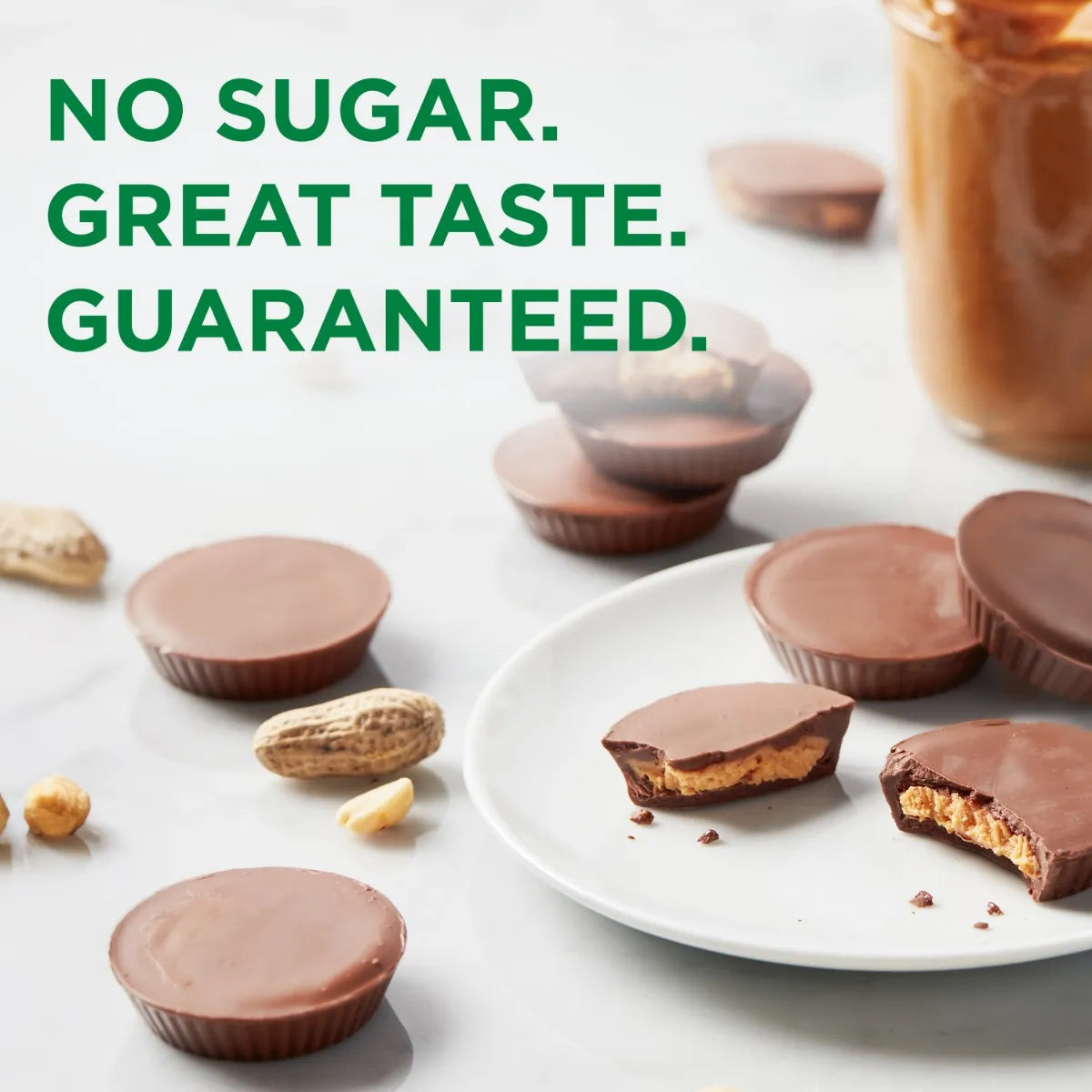 Russell Stover - Beurre de cacahuète au chocolat sans sucre avec stevia - 85 g