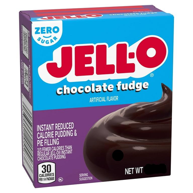 Jell-O Zero Sugar Instant Pudding & Pie Filling – Reduced Calorie Dessert Mix (1oz)