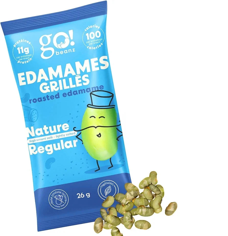Go Nutrition - Go Beanz Edamane grillé croquant par Jimmy Sevigny - 26 g