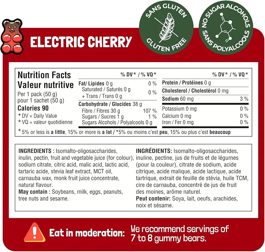 Go Nutrition - Go Gummy faible en sucre par Jimmy Sevigny - 50 g