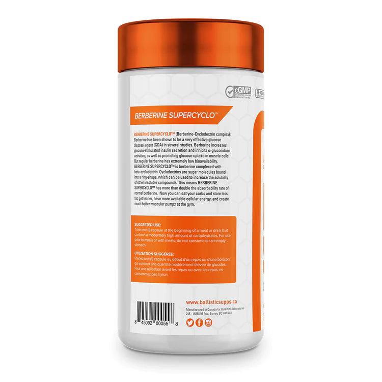 Ballistic - Berberine SuperCyclo™ Glucose Disposal Agent - 90Caps