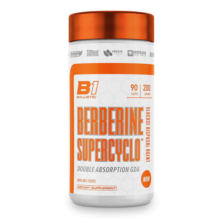 Ballistic - Agent d'élimination du glucose SuperCyclo™ à base de berbérine - 90 gélules