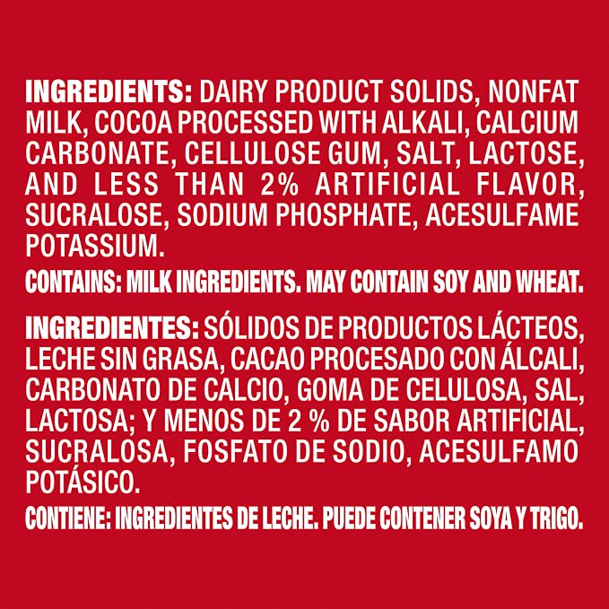 Nestlé - Préparation pour chocolat chaud sans sucre ajouté - 208 g