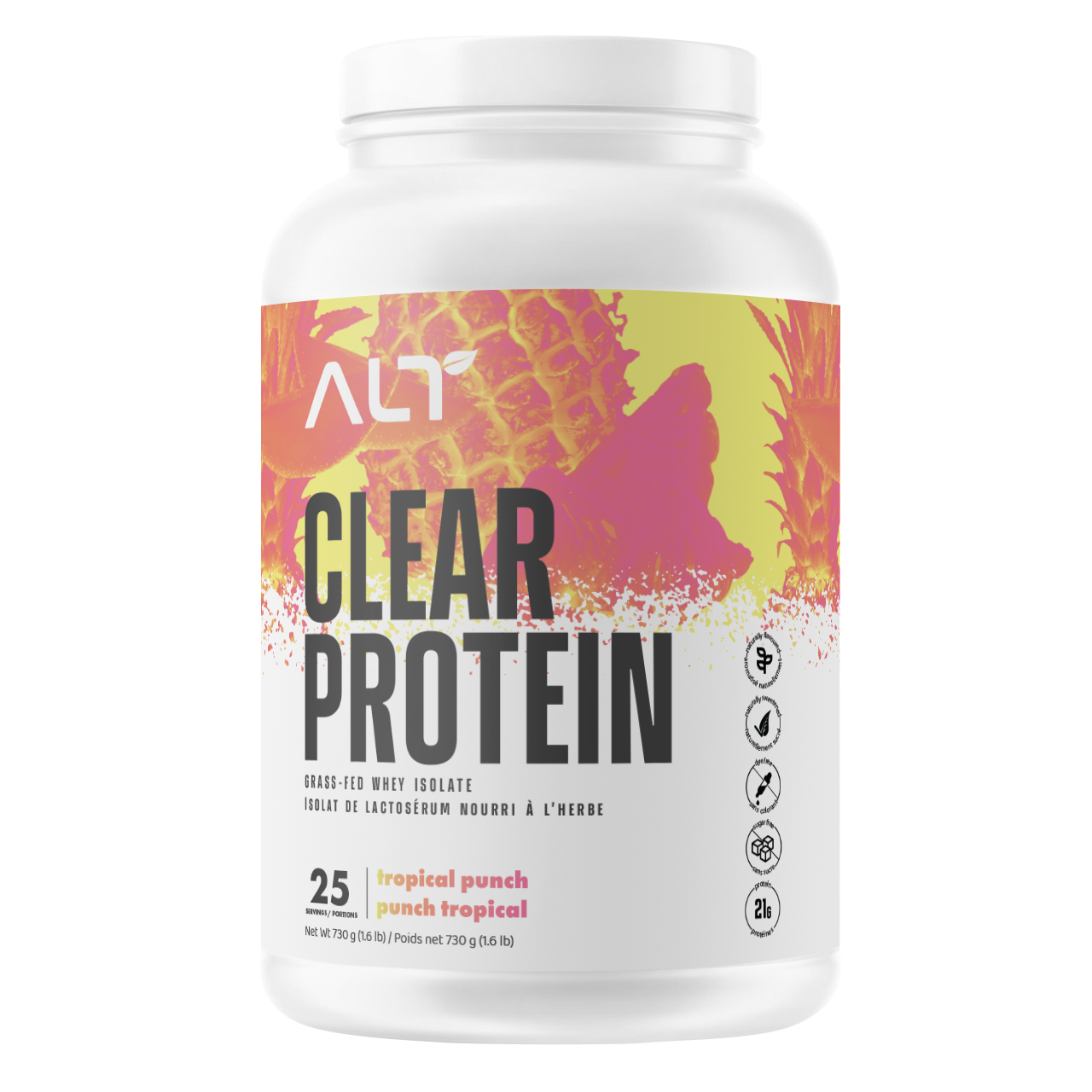 ALT Clear Protein - Grass-Fed Whey Isolate - 730g