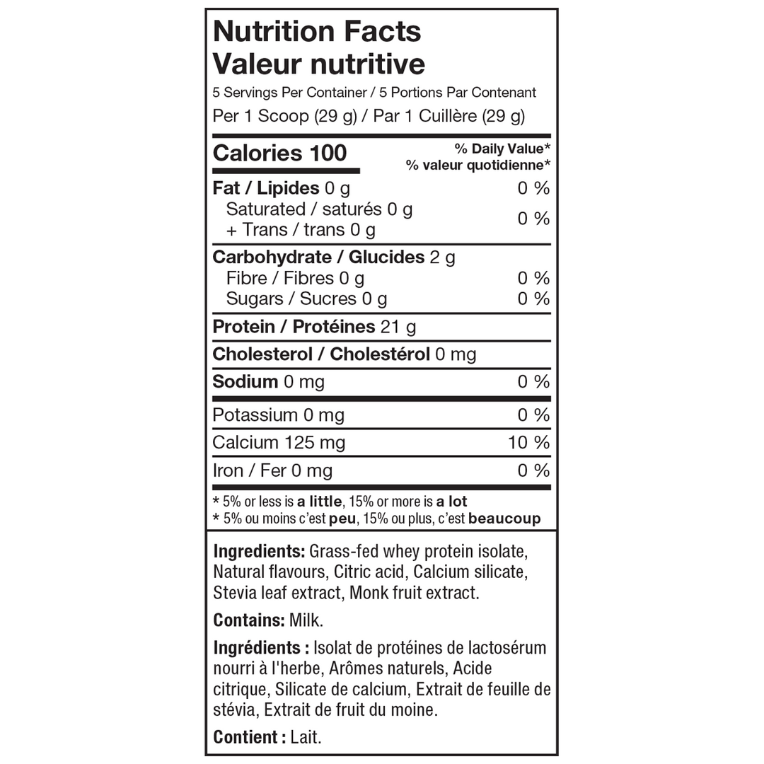 ALT Clear Protein - Isolat de lactosérum de vaches nourries à l'herbe - 730 g