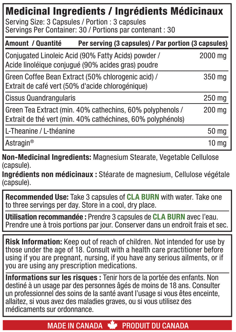 Alora Naturals -  CLA Burn - 90 Vcaps