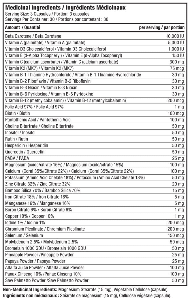 Pro Line - Multivitamin Active Men - 90 caps