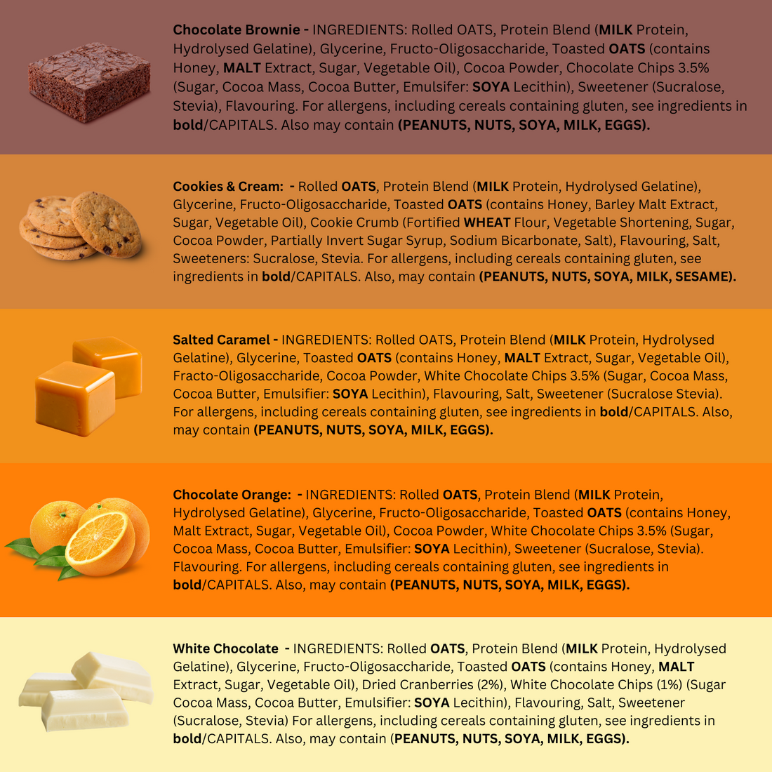 Warrior - Barres protéinées crues - 12 x 75 g