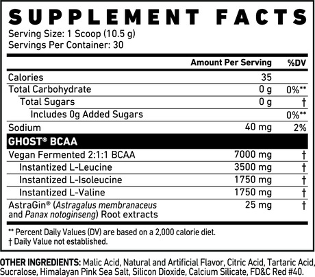 Ghost - BCAA V2 - 30 serving