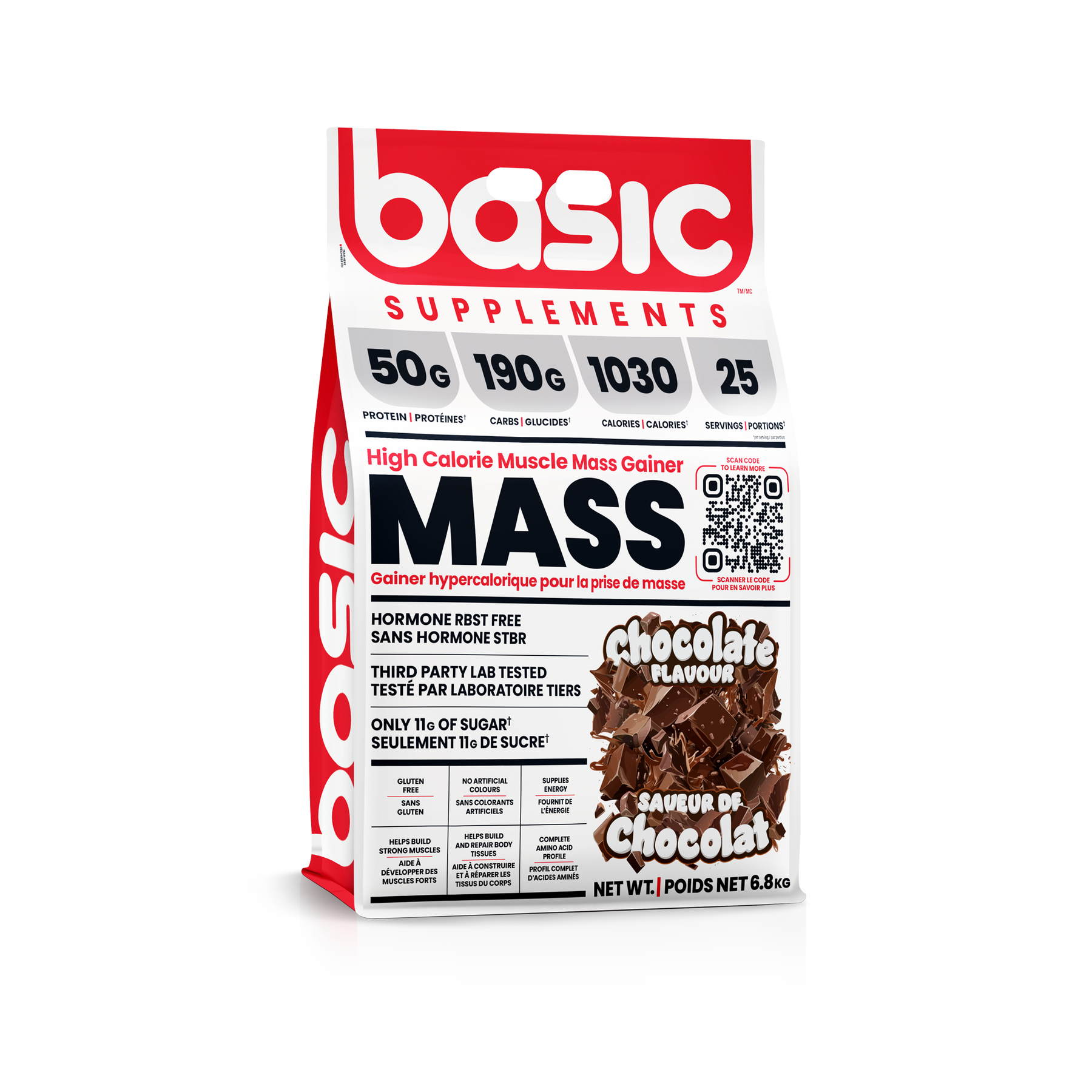 Basic Supplements - Mass Gainer - 15 lbs
