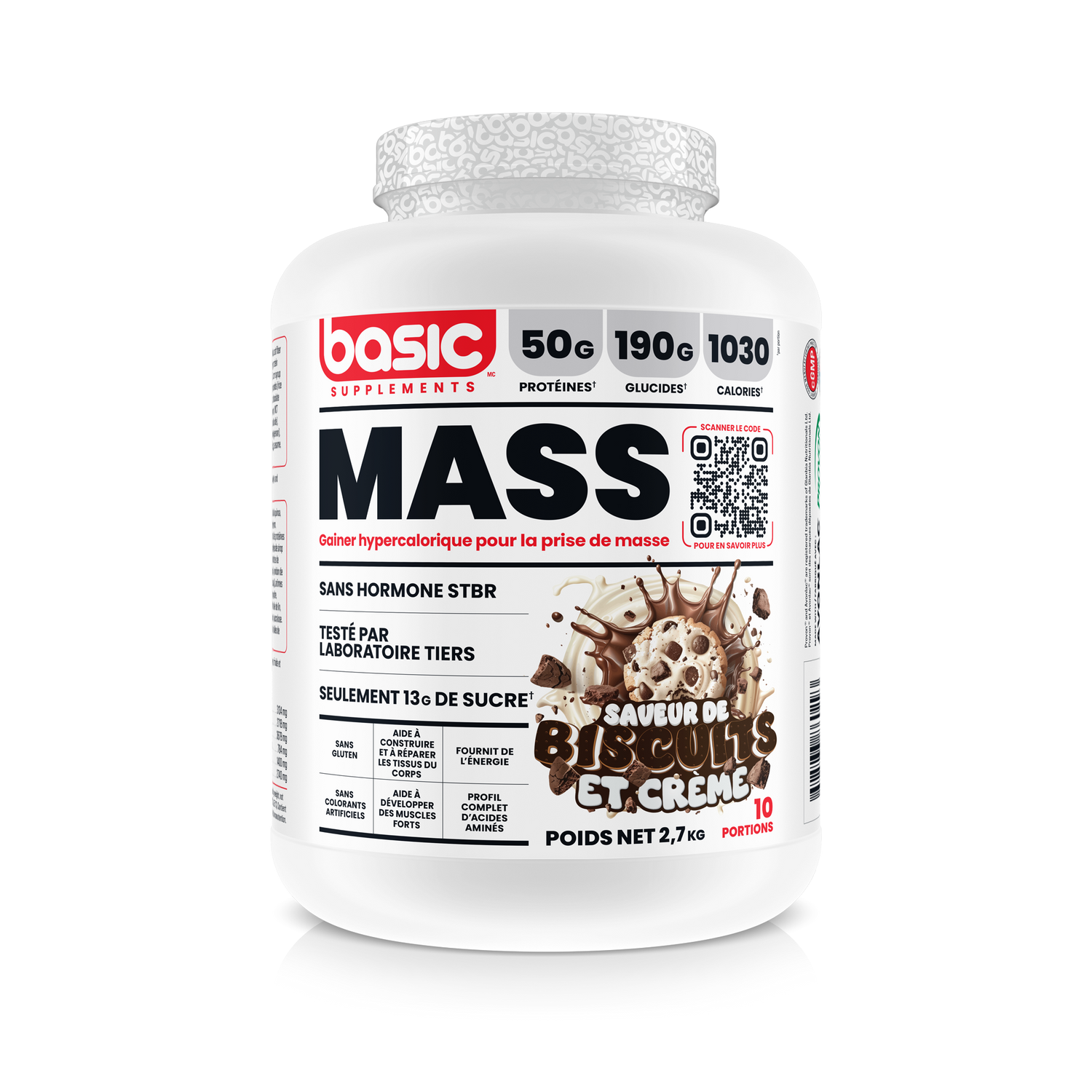 Basic Supplements - Mass Gainer - 6 lbs