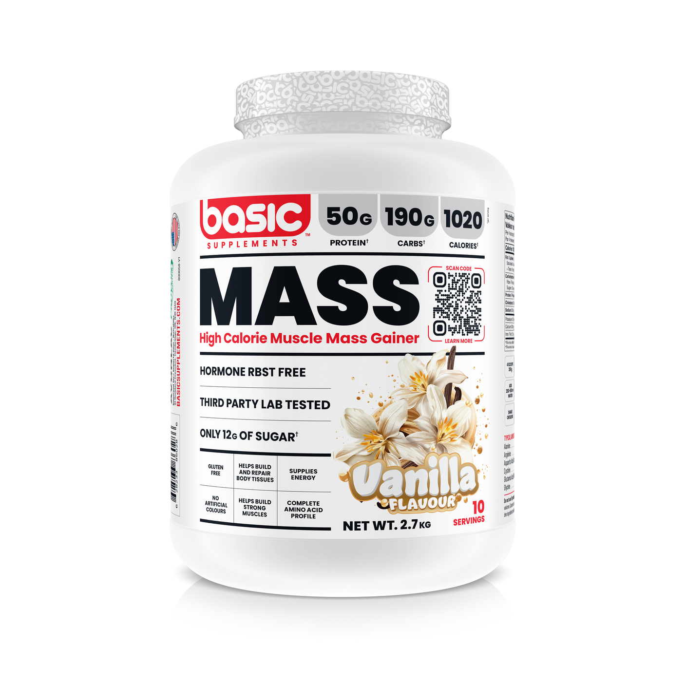 Basic Supplements - Mass Gainer - 6 lbs