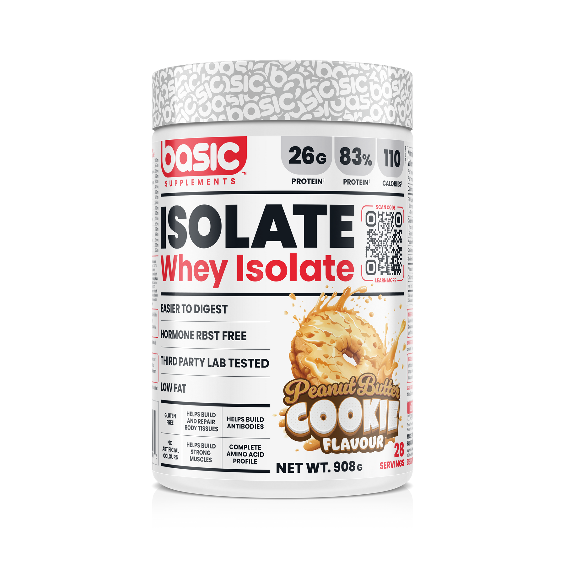 Basic Supplements - Whey Isolate - 2 lbs