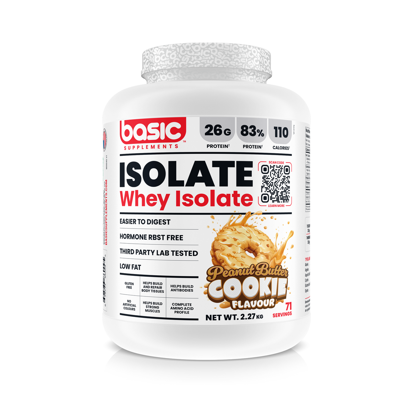 Basic Supplements - Whey Isolate - 5 lbs