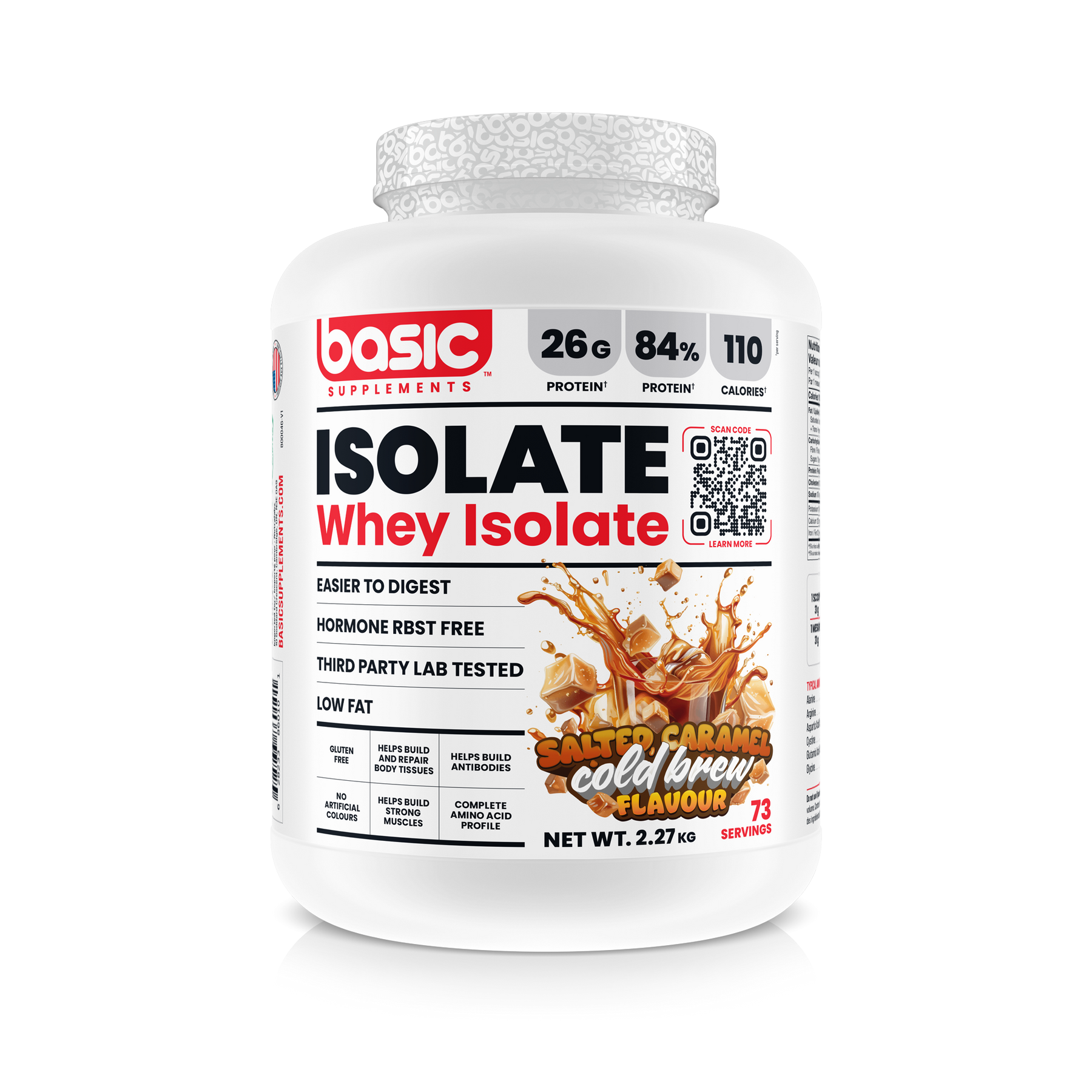 Basic Supplements - Whey Isolate - 5 lbs